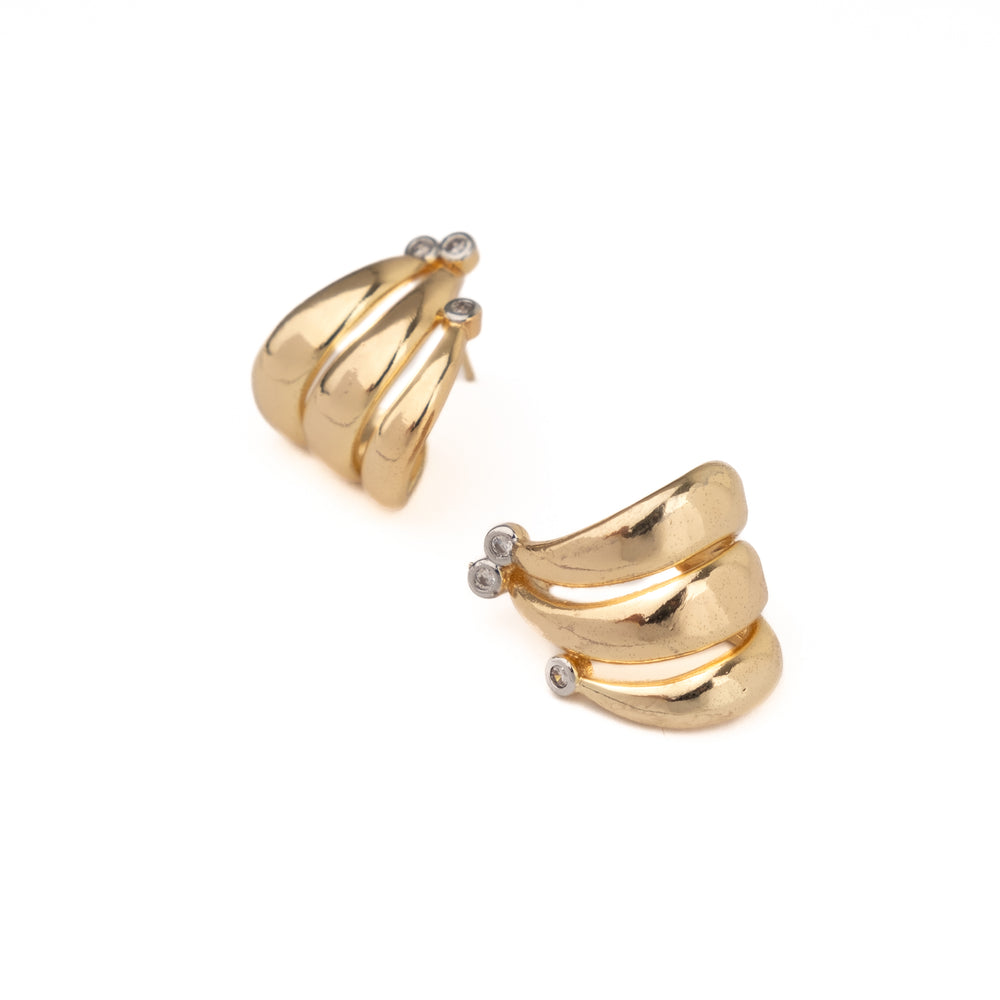 TAŞLI GOLD KÜPE